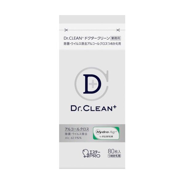 Dr.CLEAN+除菌・ウイルス除去アルコールクロスツメカエ ST90997 80枚