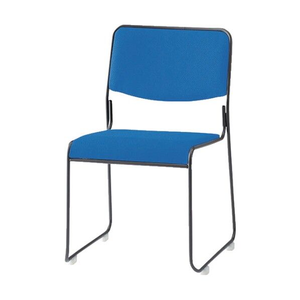 会議用チェアー(ループ脚) E177FB-BL 1点