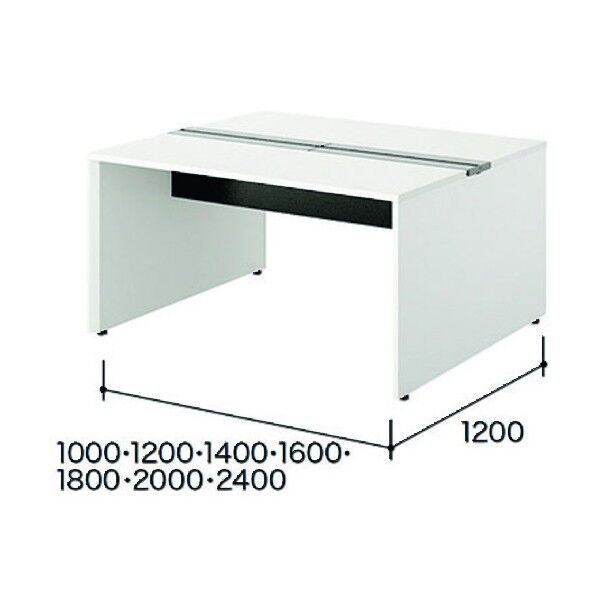 ベンチデスク MF1412K-WH 1点