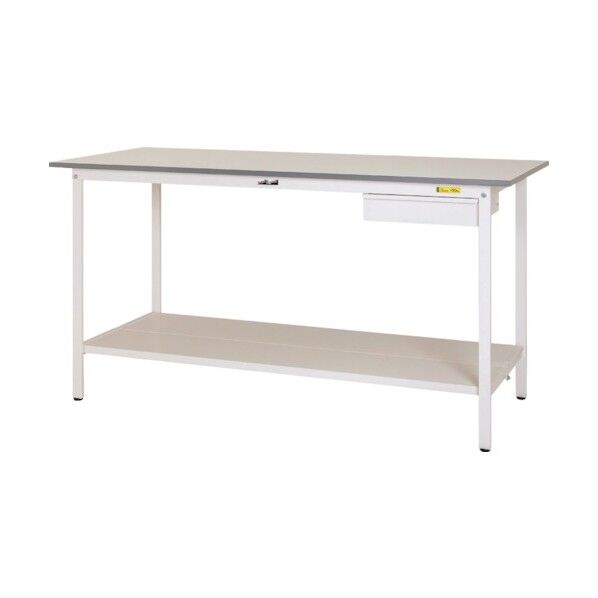 ワークテーブル 150シリーズ 固定式 キャビネット付 H950 SUPH-1560UTT-WW 1点