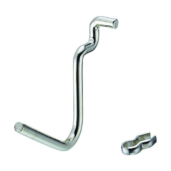 Pボード用L型フック キャップなし 45×53(48)×3.6mm PBLFN-24 20個