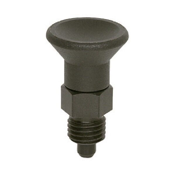 インデックスプランジャー ショートタイプ スチール製 シングルナット