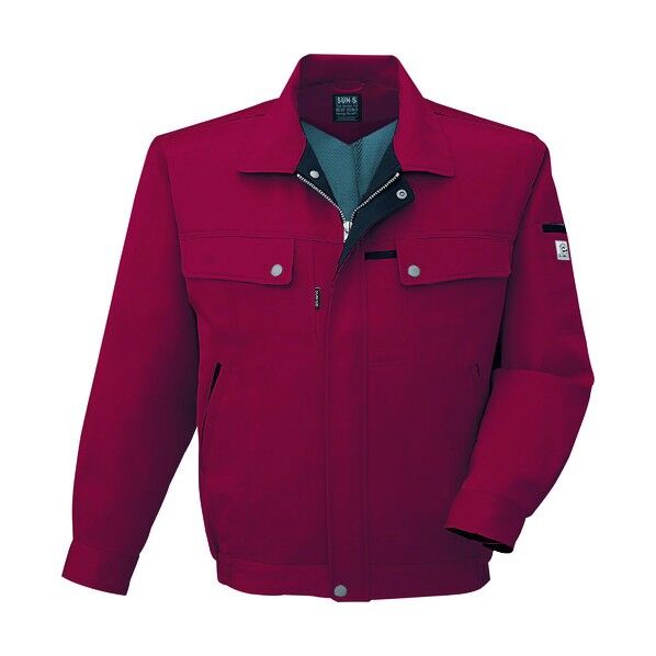 冬 長袖ブルゾン ワイン色 SSサイズ WA20151-8-SS 1点