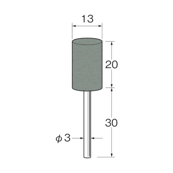 軸付ラビン砥石(一般用)R4352粒度(#):120 R4352 10本