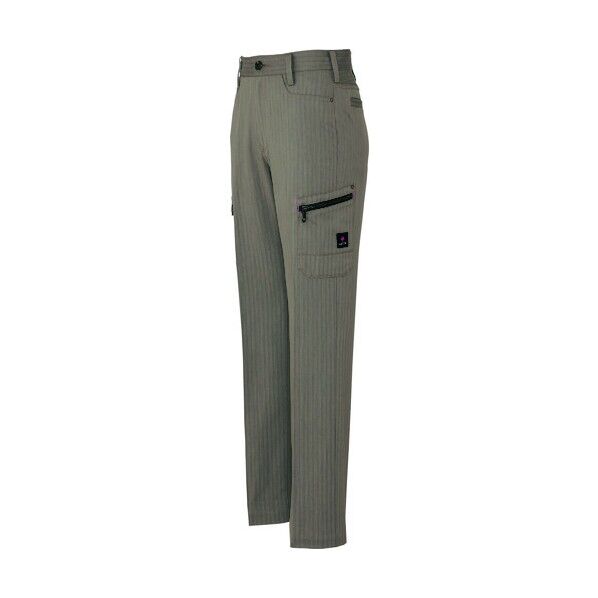 アジト ペンタスヘリンボーン レディースカーゴパンツ(ノータック) 024モカ 5L 30656 1