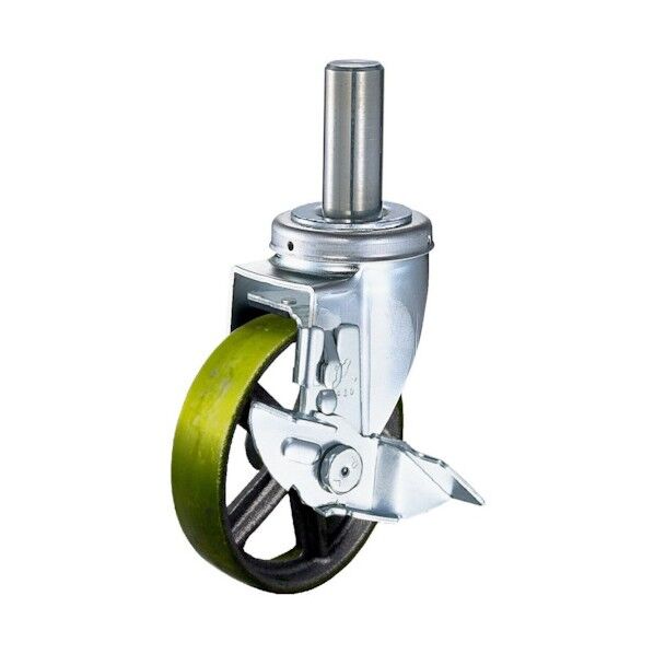 SKシリーズ自在SP付イモノ車100mm 平戸車 413SKC100 1個