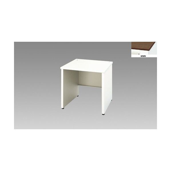 平デスク (パネル脚タイプ・引出し無し) XEHH087FDNP-WWN 1点