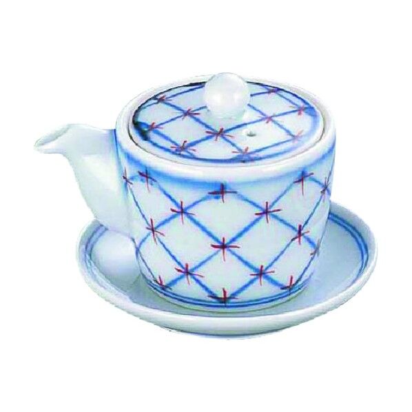 エムズジャパン 四弁花 台付ミニ醤油差シ(受皿付) T05-19 RKS4701 1個