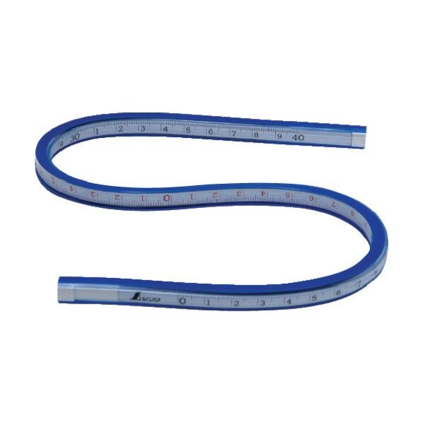 自在曲線定規目盛付