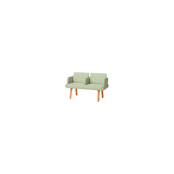 40372)LS-5000 2人掛け 全肘付 LS-5223AN LG 1点