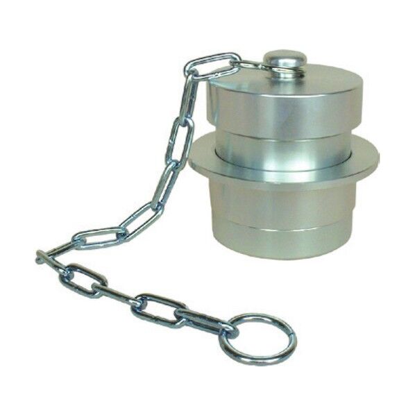 アルミ製 町野式金具 H108 町野式男キャップ 鉄製鎖付き 36H065A-C 1点