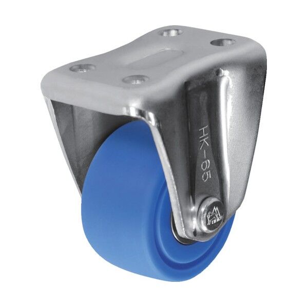 プレート式低床式重荷重用キャスター(モノマーキャスティングナイロン車) 固定