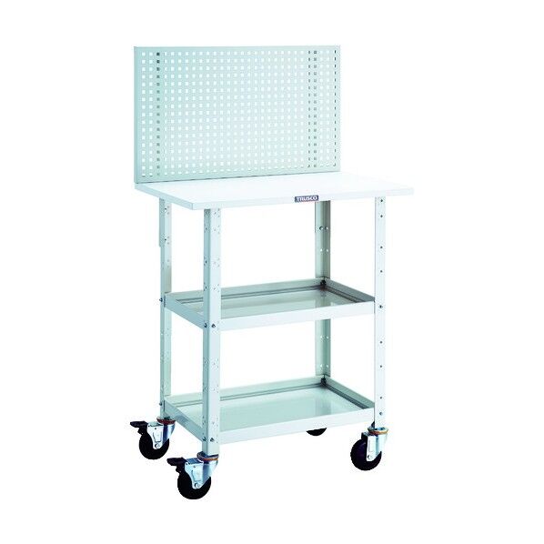 バーディワゴン (ゴムキャスター・上部パンチングパネル付・天板付)