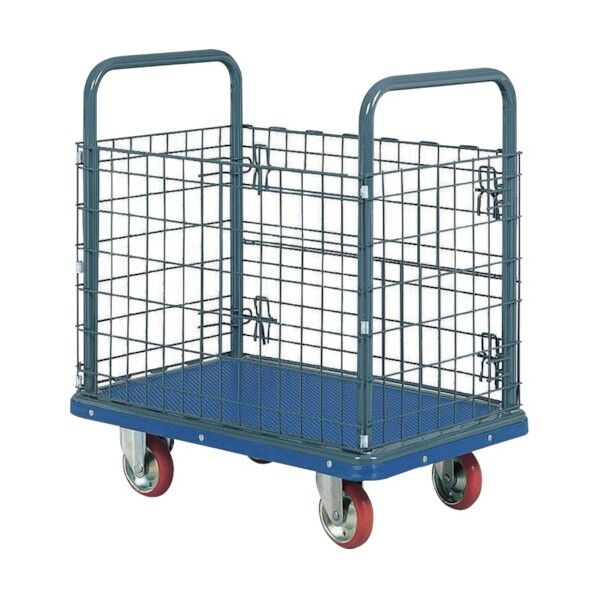 プレス製運搬車(金網付タイプ)