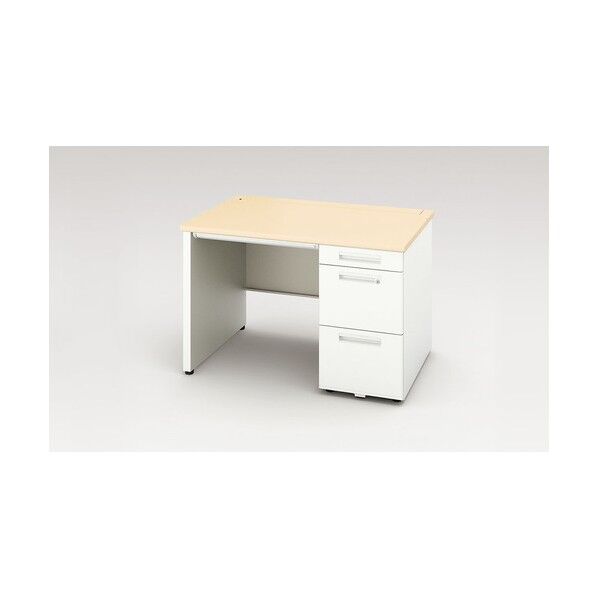 片袖デスク(ロングレール仕様 XEHH117HP-WS 1点