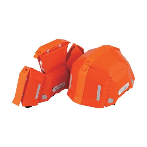 防災用 折りたたみヘルメット ブルーム2 オレンジ 263×145×201mm NO.101-OR 1点