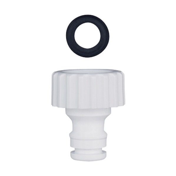 ネジ付蛇口ニップル 白 XGZ0109 1点