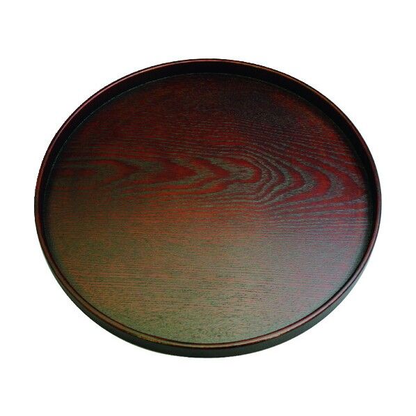 木製 10.0丸盆 目摺リ