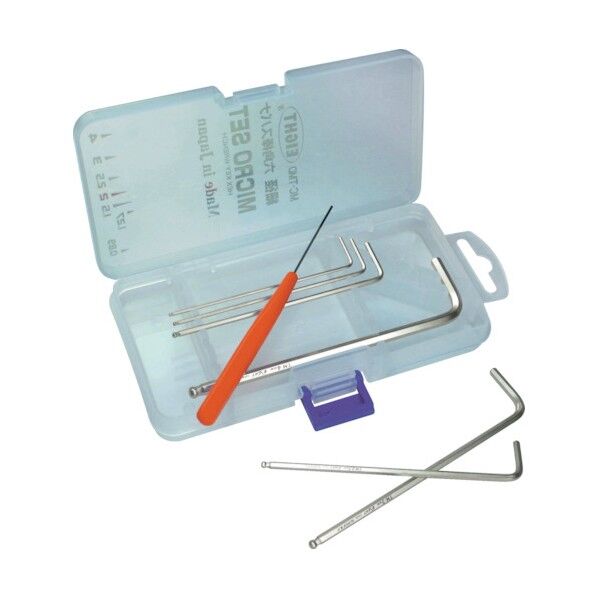 六角棒スパナテーパーヘッドセミロング細径セット