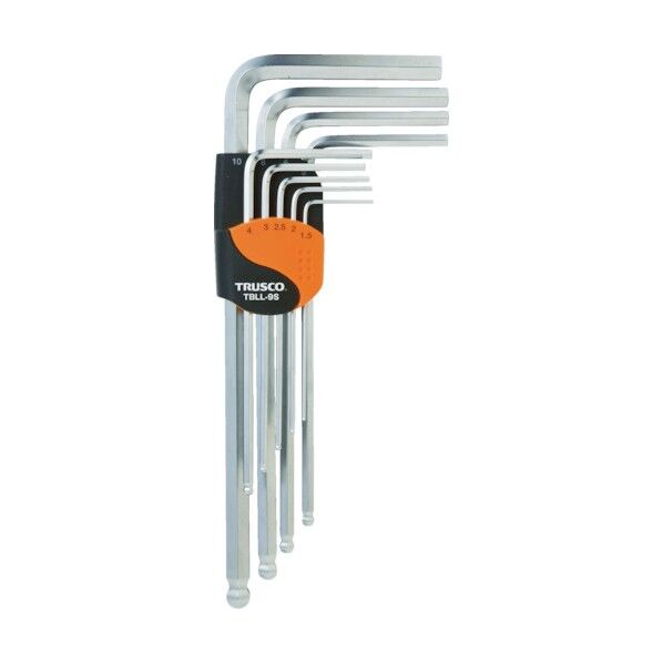 首下ロングボールポイント六角棒レンチセット(ロングタイプ)9本組