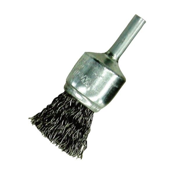 ワイラークリンプ軸付エンドブラシ