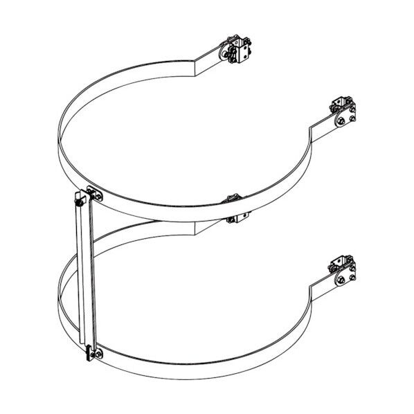 ホーシン 垂直アルミステップオプション品 背カゴ フック部用 HAS-GF 1点...