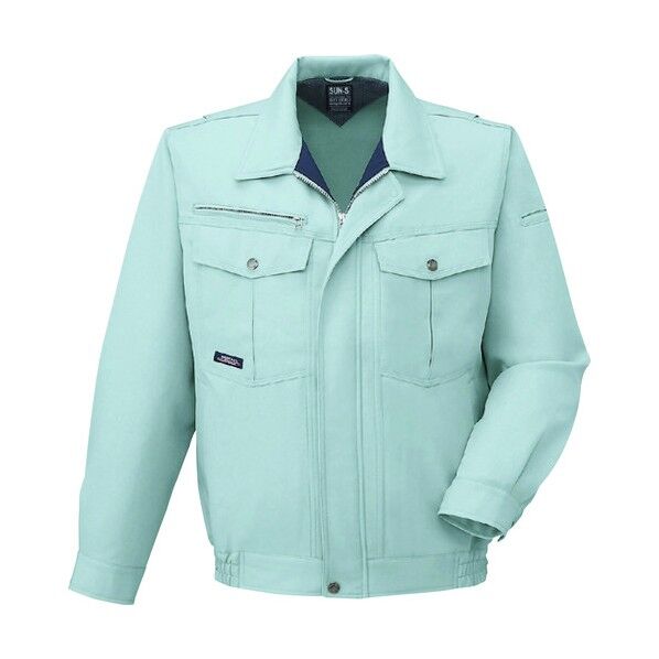 冬 長袖ブルゾン グリーン色 4Lサイズ WA20661-7-4L 1点