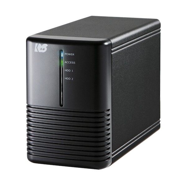 USB3.0 RAIDケース(HDD2台用・ブラック)