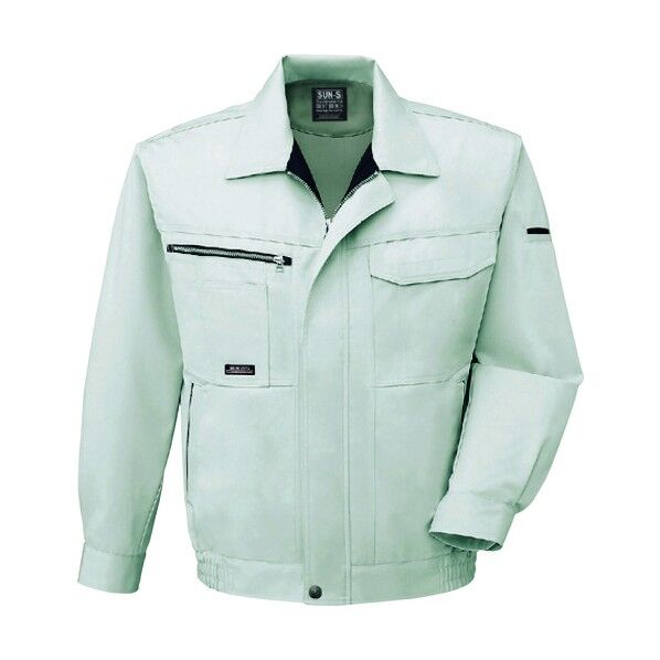 冬 長袖ブルゾン シルバー色 Mサイズ WA20551-6-M 1点