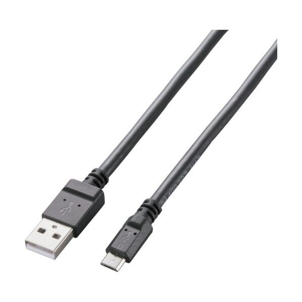 【法人専用品】2A対応microUSBケーブル通信・充電1.2mブラック 390 x 25 x 180 mm MPA-AMB2U12BK 1点