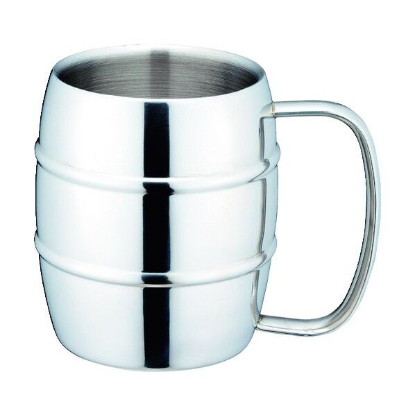 18-8ビアージョッキー 10オンス (二重構造) PMG3901 1個