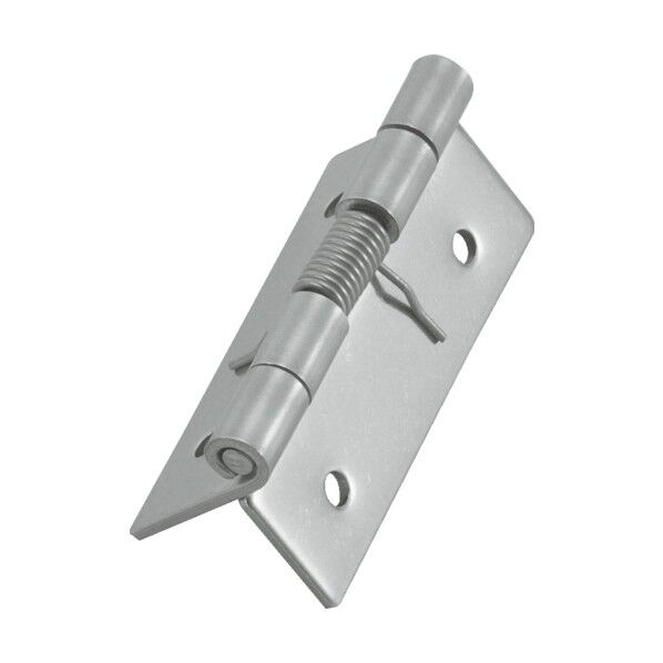 ステンレス製スプリング蝶番 全長100mm TSH-100C 1点