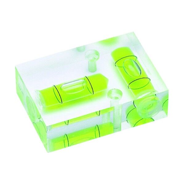 平クロス型アイベル水平器(取付穴付)