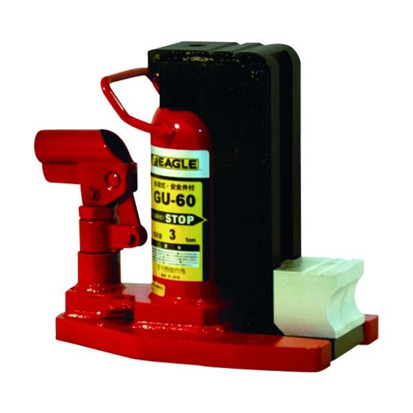 アタッチメントタイプ多段式爪つきジャッキ 爪能力3t GU-60 1点