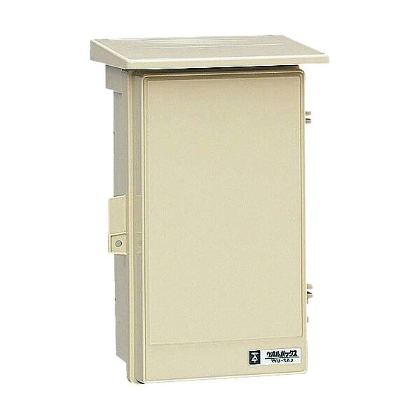 ウオルボックス(プラスチック製防雨スイッチボックス)屋根付〈タテ型〉 WB-3AJ 1