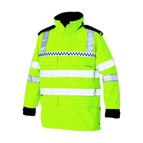 高視認性ディアプレックスジャケット 091ハイパーイエロー LL 56310 1