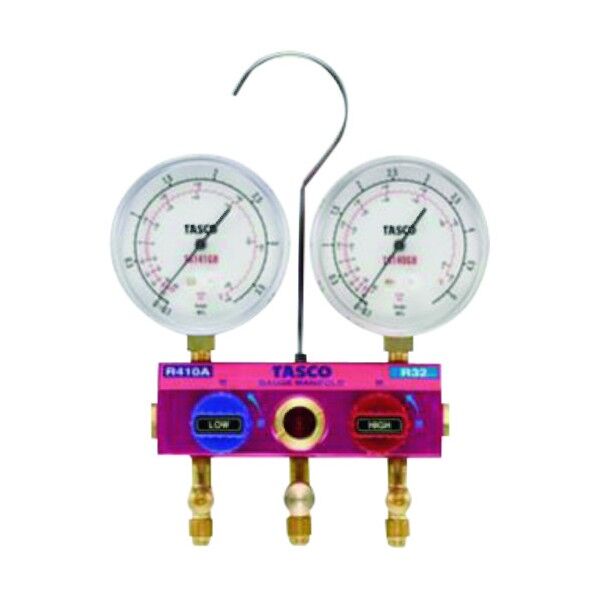 TA122GBH-2 R410A/R32ゲージマニホールドキット TA122GBH-2 1個