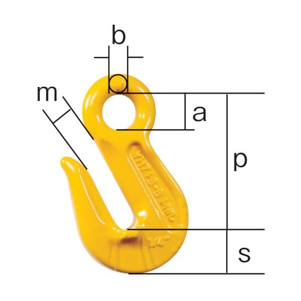 フック(チェーンスリング100用・アイタイプ) グラブフック