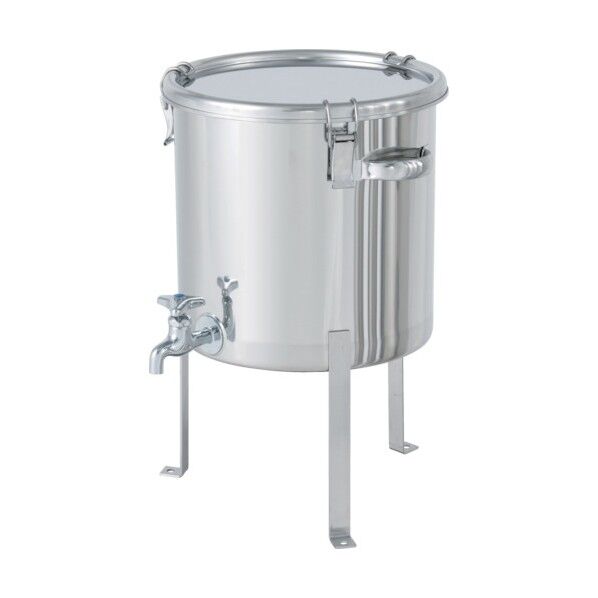 蛇口付密閉容器平鋼脚付