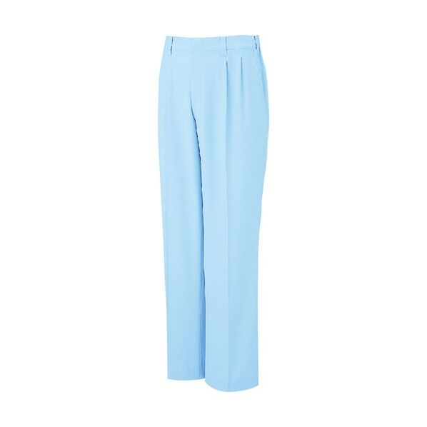 夏 ツータックパンツ サックス色 115サイズ WA10454-13-115 1点