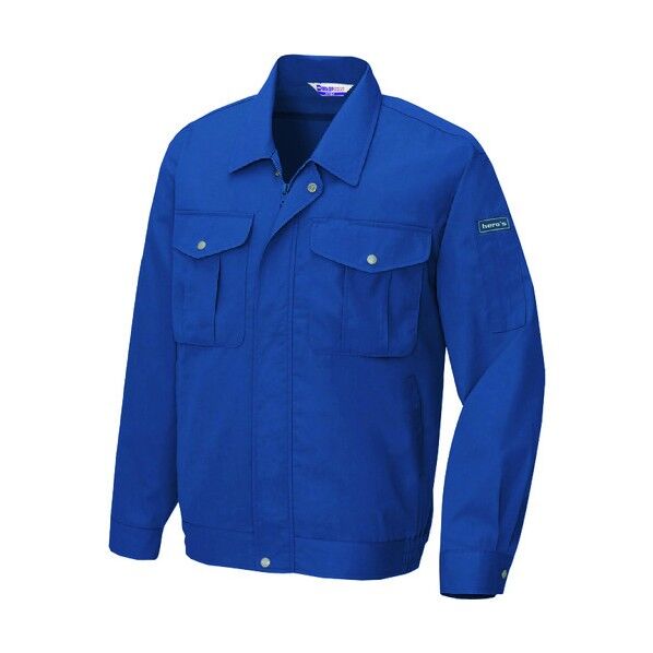 長袖サマーブルゾン（男女兼用） 006ブルー 4L 590 1