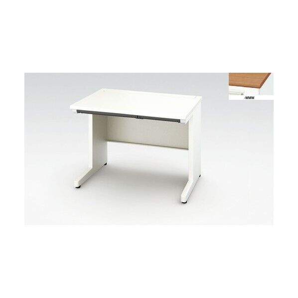 平デスク (浅型引出し付) XEHH107F-S-WMW 1点