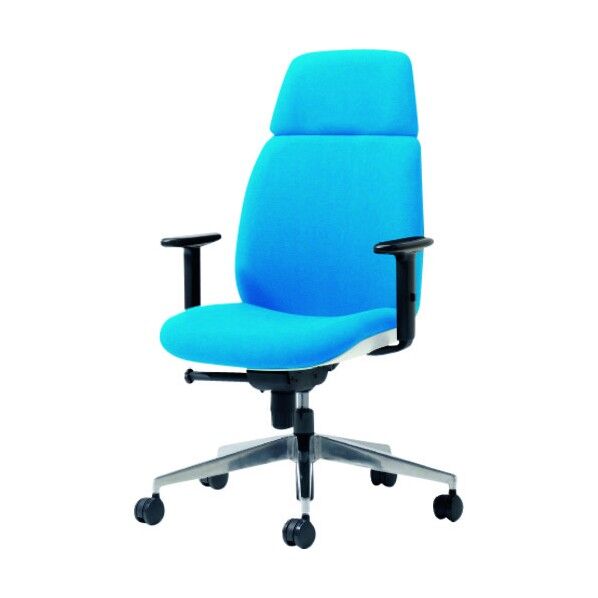 630973)事務イス Uチェア KD-UC57SEL SB 1点