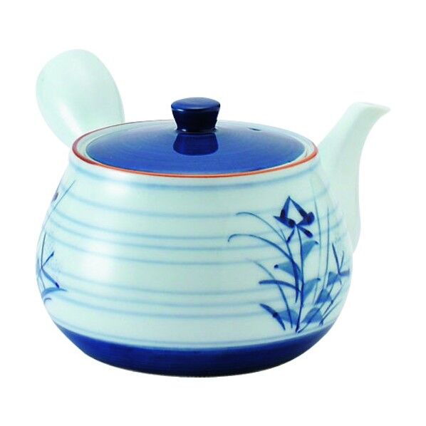 エムズジャパン 桔梗絵 急須 D05-26 RKY5201 1個