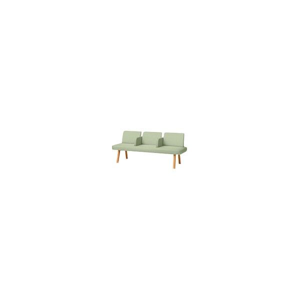 ※法人専用品※プラス 40336)LS-5000 3人掛け 中肘付 LS-5332AN LG 1点