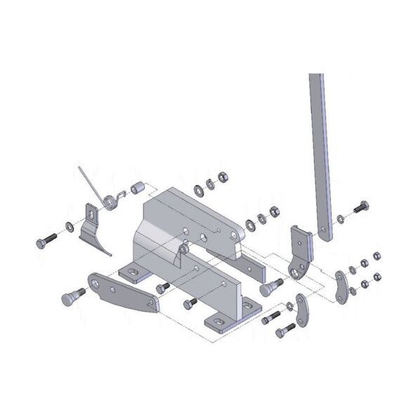 P-2用平ワッシャーNO.22 106 x 67 x 4 mm P2022 1点