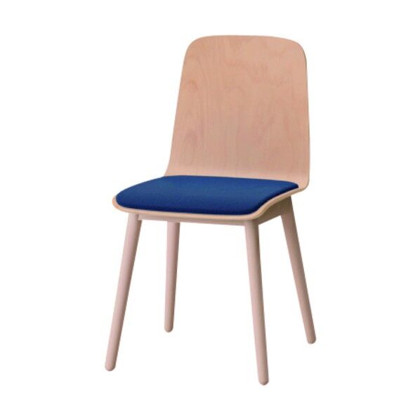 ノットワーク木脚チェア座パッド KLL-124C-LN2 1点