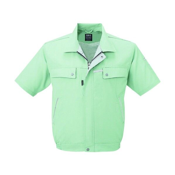 夏 半袖ブルゾン モスグリーン色 LLサイズ WA10450-7-LL 1点