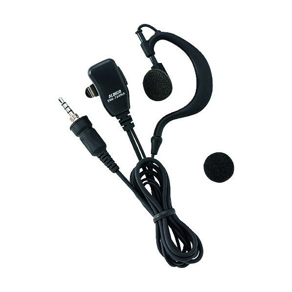 耳かけ付オープンエアー型イヤホンマイク(4極ねじ込み)