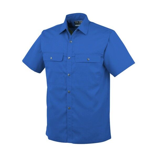 半袖シャツP-6697 6 Eブルー
